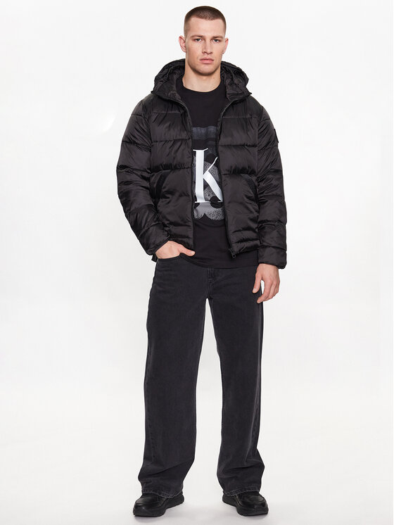 Calvin Klein Jeans Calvin Klein Jeans Μπουφάν μεταβατικό J30J323465 Μαύρο Regular Fit