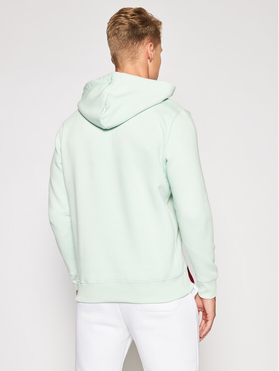 Alpha Industries Alpha Industries Mikina Basic 178312 Zelená Regular Fit