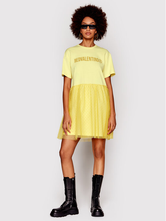 Vestito da giorno XR3MJ08V Giallo Regular Fit