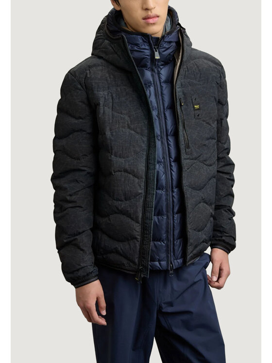 Blauer Blauer Giubbotto piumino WAVE Nero Egg Fit