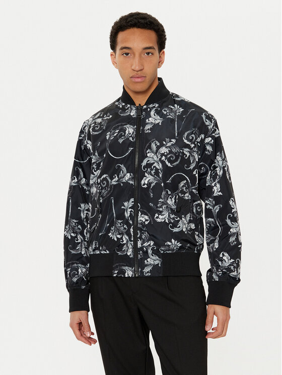 Versace Jeans Couture Versace Jeans Couture Bunda pro přechodné období 78GASD07 CQD92 Černá Regular Fit