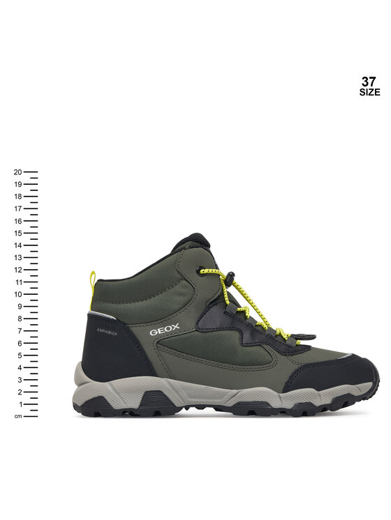Geox Geox Trzewiki J Magnetar Boy B Abx J463ZC 050FU C0914 D Zielony ciemny