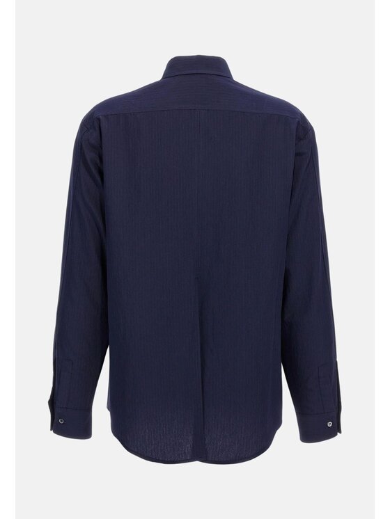 PINKO Pinko Koszula COREA CAMICIA BASTONETTO TINTO FLUIDO Niebieski Regular Fit