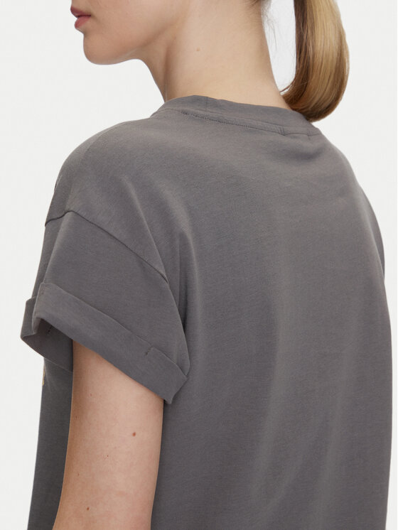 Noisy May Noisy May T-krekls Gaby 27033385 Pelēks Regular Fit
