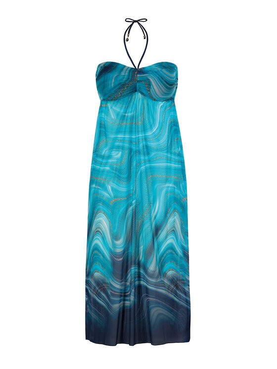 Feba Feba Vestito da spiaggia F43 Turchese