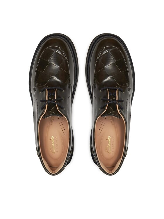 Clarks Clarks Oxfordky Splend Weave 26176808 Čierna