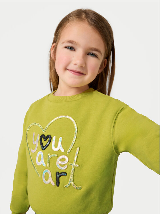 Mayoral Mikina 4479 Žltá Regular Fit