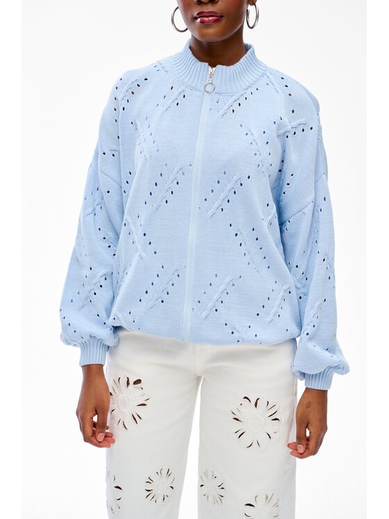 blue shadow blue shadow Kardigan Blash Niebieski Regular Fit