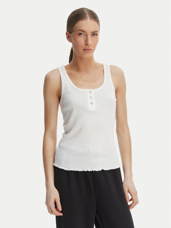 Triumph Triumph Topiņš Mix & Match 10227215 Balts Regular Fit