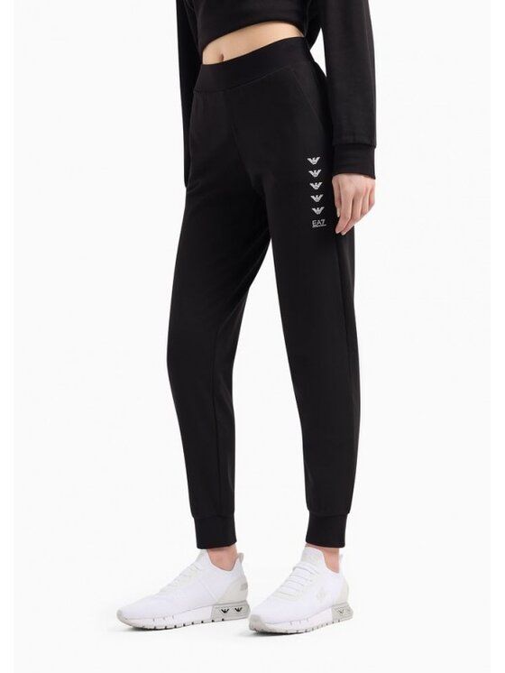 Emporio Armani Emporio Armani Teplákové nohavice 3DTP67 TJTHZ Čierna Regular Fit