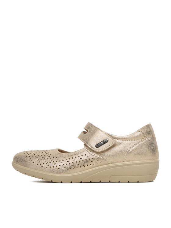 Go Soft Go Soft Halbschuhe CEO-JD63-11 Goldfarben