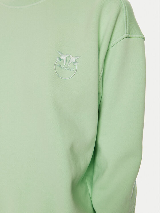 PINKO Pinko Felpa Setup 101831 A21P Verde Relaxed Fit