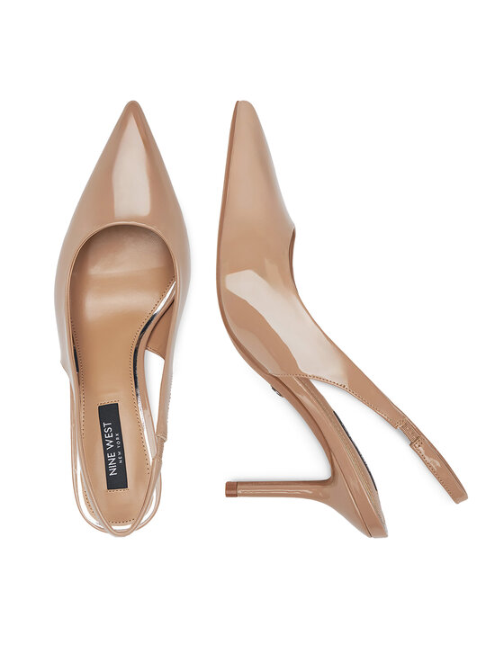 Nine West Nine West Pantofi cu toc subțire SX005-01 Bej