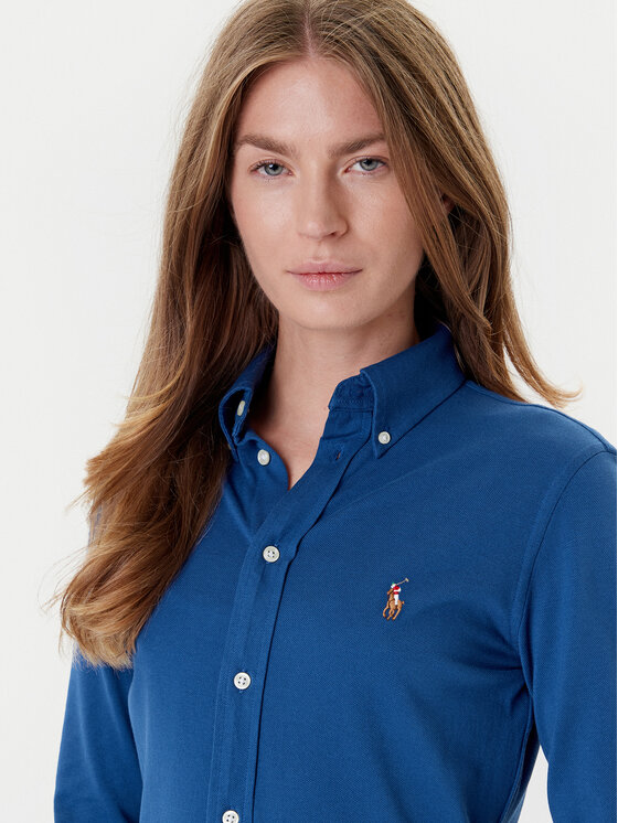 Polo Ralph Lauren Polo Ralph Lauren Košeľa 211924258024 Modrá Slim Fit