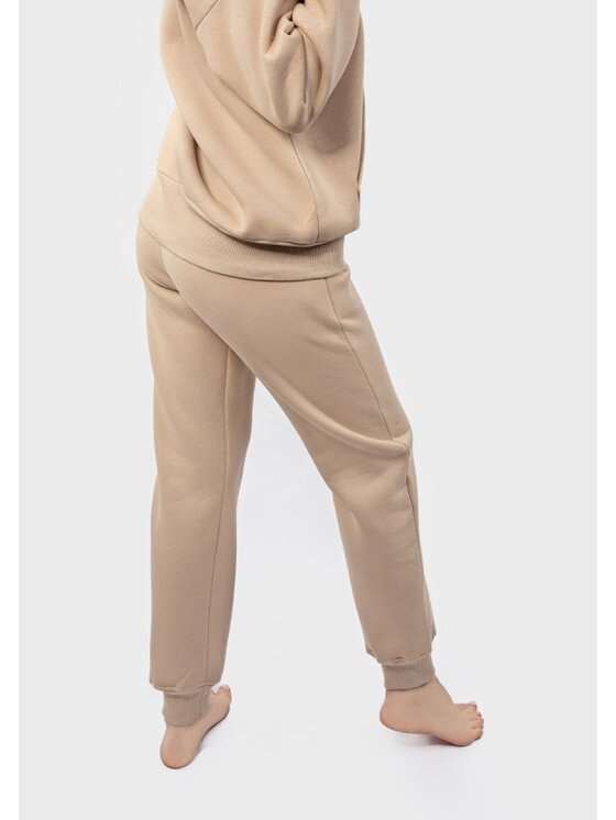 DKaren Sport DKaren Sport Spodnie materiałowe DK-K-B1 Beżowy Classic Fit
