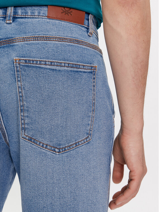 United Colors Of Benetton United Colors Of Benetton Džinsai 41TBUE019 Mėlyna Straight Fit