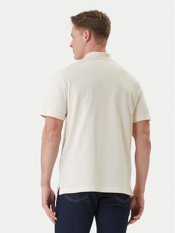 Calvin Klein Jeans Calvin Klein Jeans Polo Easy Monologo LV04RF209G Bež Regular Fit