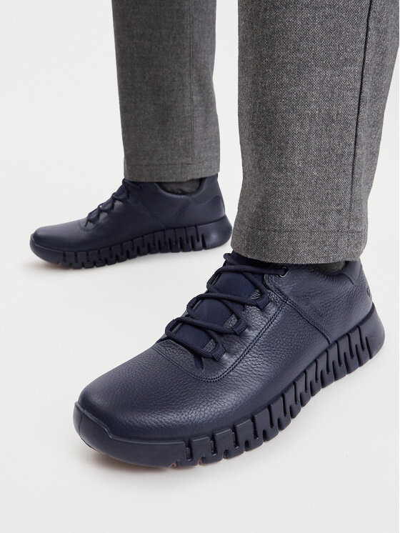 ECCO ECCO Sneakersy Gruuv M 52522401303 Granatowy