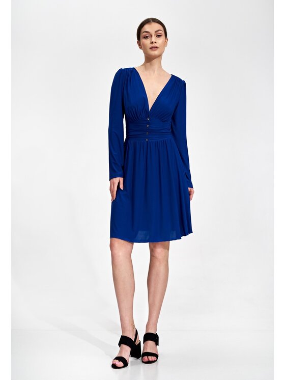 FIGL FIGLFIGL Vestito M861 Blu Regular Fit