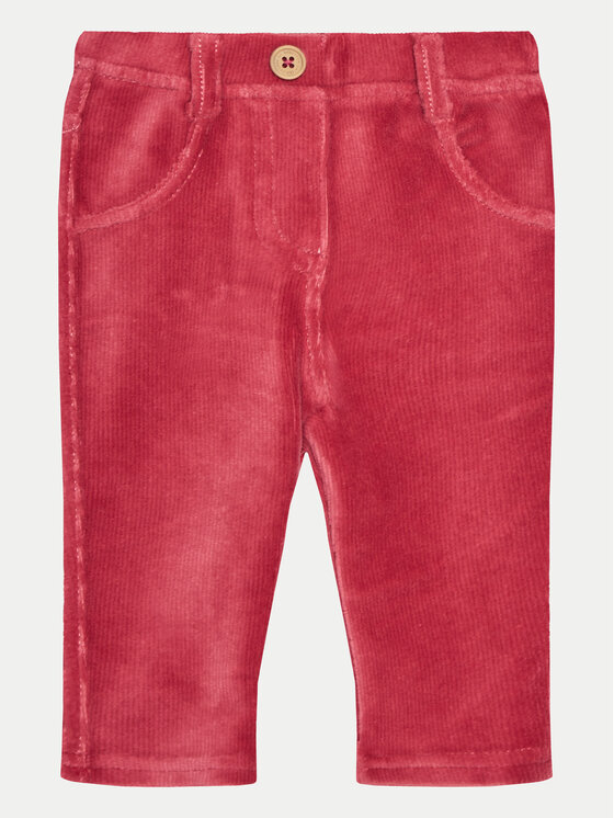 United Colors Of Benetton Spodnie materiałowe 4DZBAE003 Różowy Regular Fit