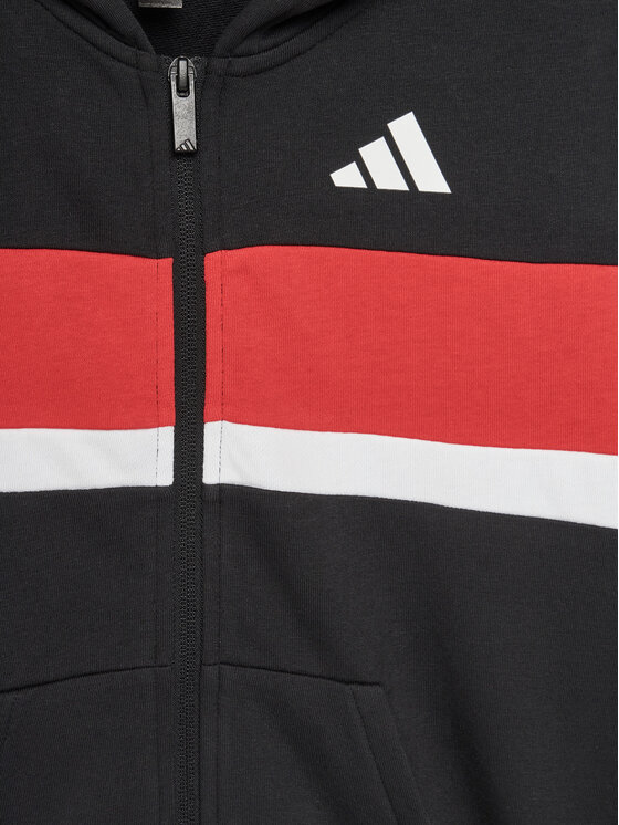 adidas adidas Dres Seasonal Essentials Tiberio 3-Stripes JI6036 Czarny Regular Fit