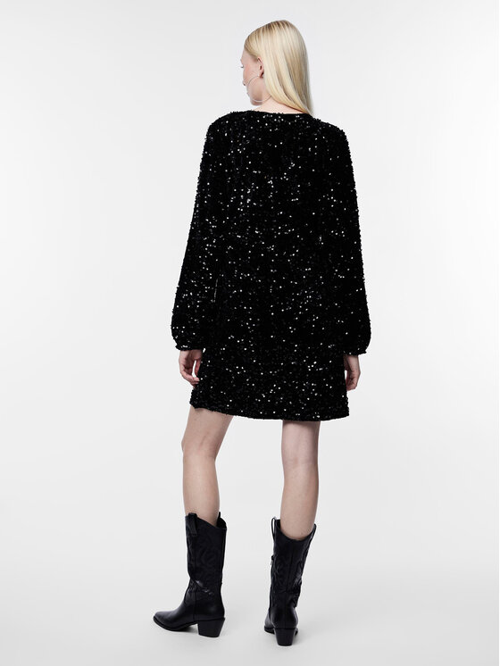 Pieces Pieces Kokteilikleit 17133626 Must Slim Fit