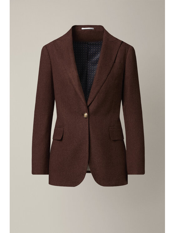 Lancerto Lancerto Marynarka Pienza MA073226000050 Brązowy Regular Fit
