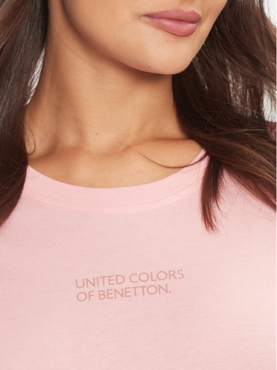 United Colors Of Benetton United Colors Of Benetton Cămașă pijama 30963M04S Roz Regular Fit