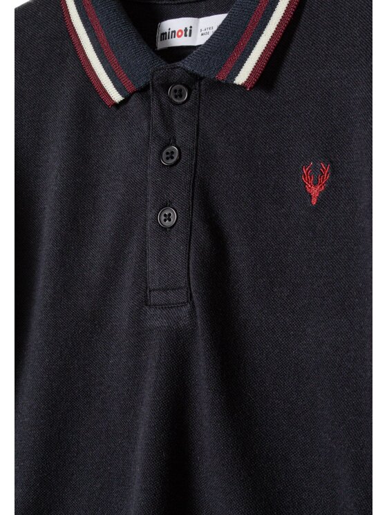 minoti minoti Komplet koszulek polo 27polo51 Szary Regular Fit