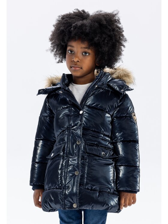 MINOTI MINOTI Kurtka zimowa 20coat55 Niebieski Regular Fit