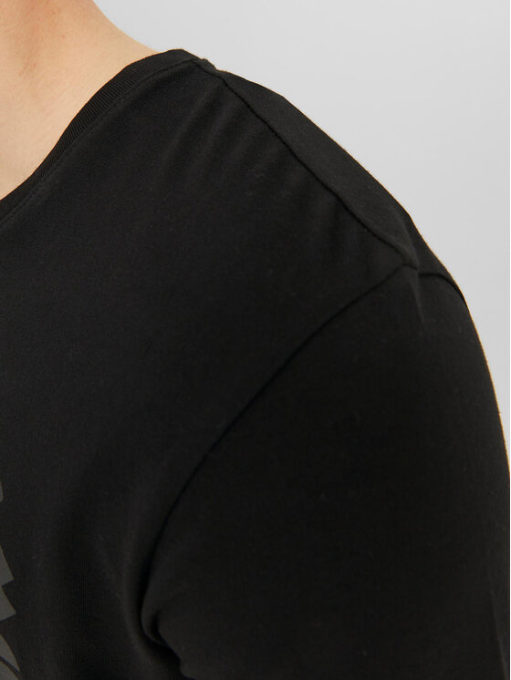 Jack & Jones Jack & Jones T-Shirt Corp 12151955 Czarny Standard Fit