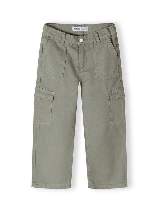 MINOTI MINOTI Spodnie cargo 22pant45 Khaki Regular Fit