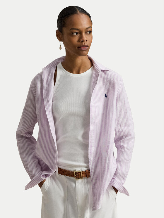Polo Ralph Lauren Polo Ralph Lauren Košile 211A96158006 Fialová Classic Fit
