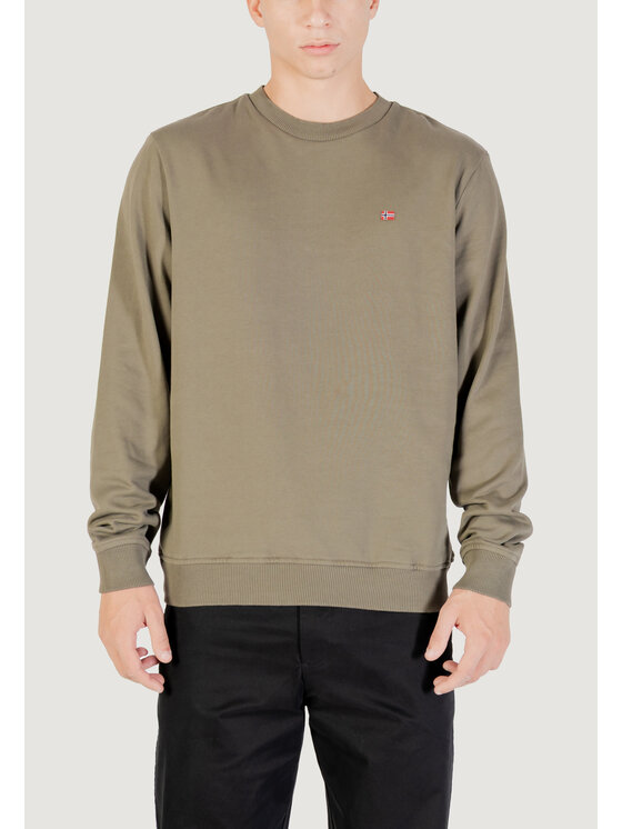 Napapijri Napapijri Μπλούζα BALIS CREW 1 Πράσινο Casual Fit