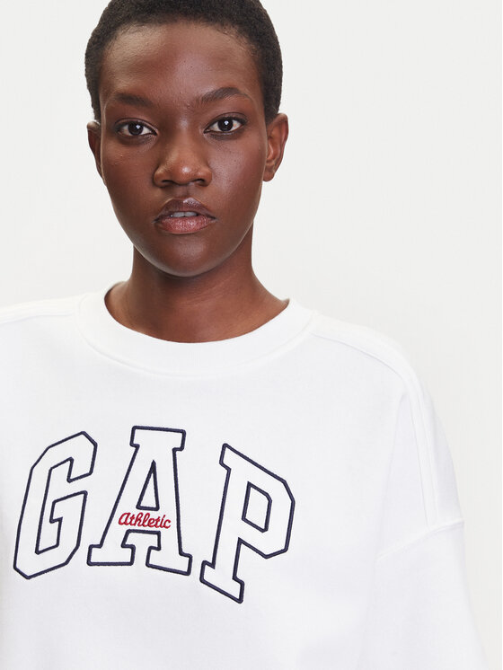 Gap Gap Mikina 778442-02 Biela Oversize