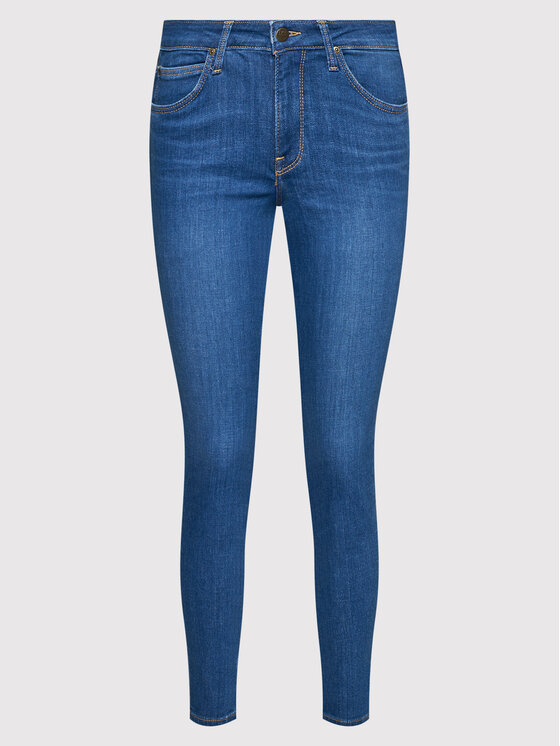 Lee Lee Jeansy Scarlett L526OPSO 112140203 Niebieski Skinny Fit