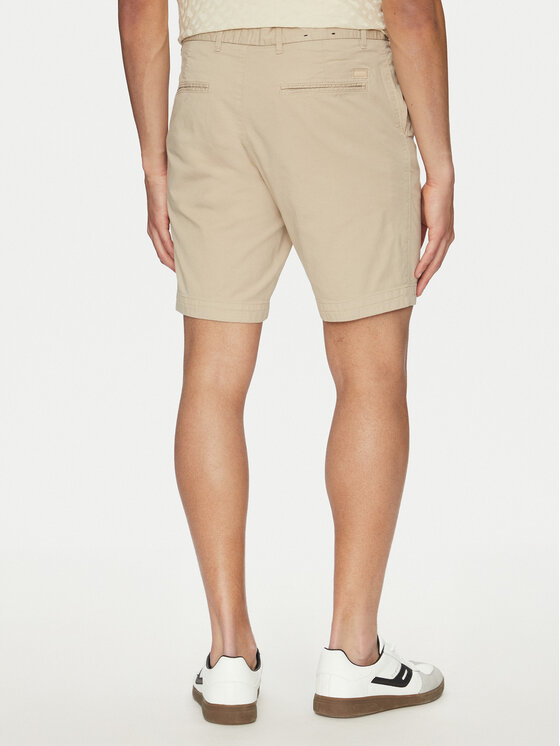 BOSS BOSS Šortky z materiálu H-Slice 50540743 Béžová Regular Fit