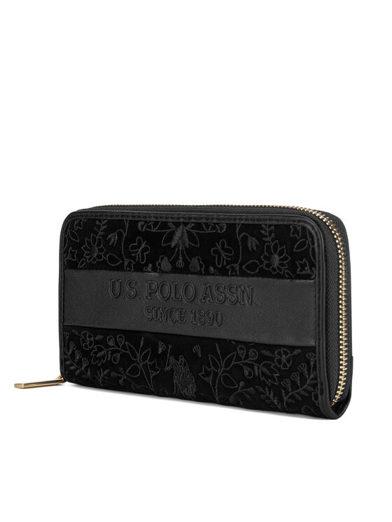 U.S. Polo Assn. U.S. Polo Assn. Didelė Moteriška Piniginė WIUXT8463WZC Juoda