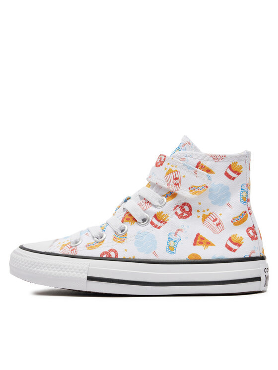 Converse Converse Tornacipő Chuck Taylor All Star Easy On Snacks A07377C Fehér