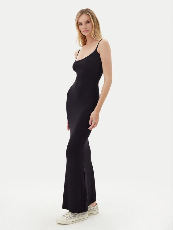 Guess Guess Poletna obleka O5GK10 KCDA2 Črna Regular Fit