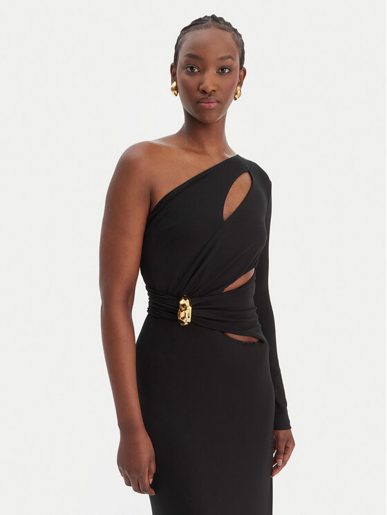 Elisabetta Franchi Elisabetta Franchi Φόρεμα βραδινό AB-R25-61E2-V690 Μαύρο Regular Fit