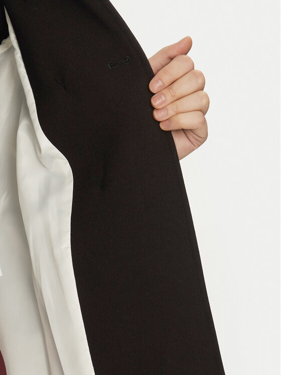 Motivi Motivi Palton 0034Q000521N Negru Regular Fit