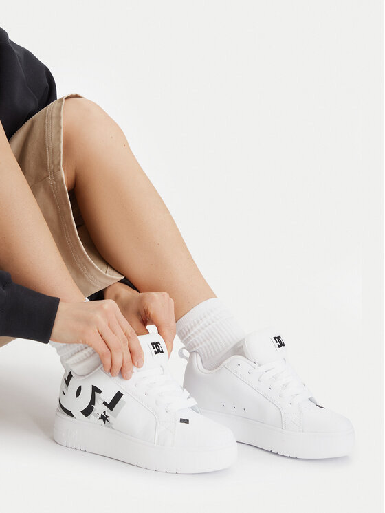 DC Shoes DC Shoes Снікерcи CEO-COURT GRAFFIK PLATFORM DC02422101 Білий