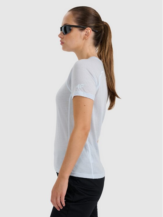 4F 4F Maglietta tecnica 4FWAW25TFTSF1527-34S Blu Regular Fit