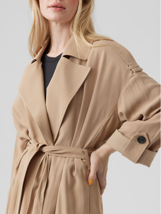 Vero Moda Vero Moda Trenčkot Bella 10252979 Bež Relaxed Fit