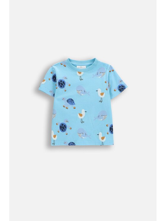 Coccodrillo Coccodrillo T-Shirt WC6143205NBN-014 Niebieski Regular Fit