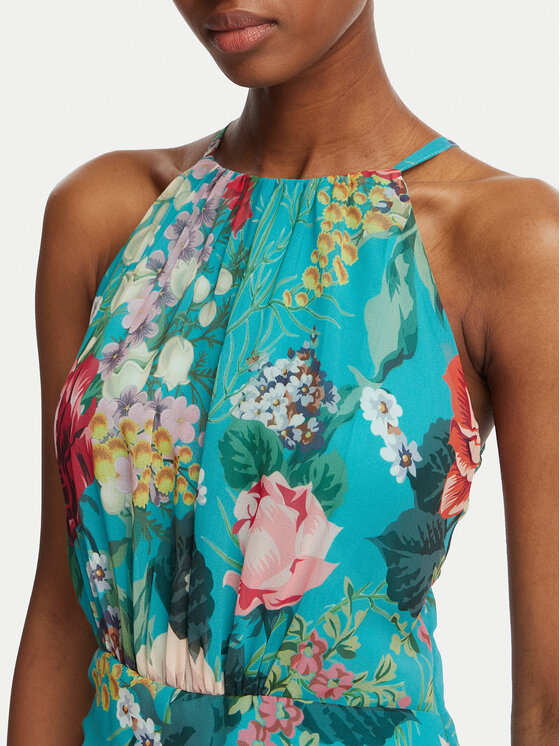 Rinascimento Rinascimento Večerna obleka CFC0128854003 Turkizna Regular Fit