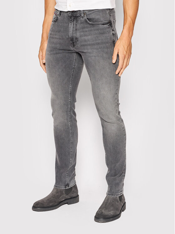 Tommy Hilfiger Jeans Bleecker MW0MW26539 Grau Slim Fit | Modivo.de