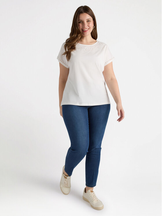 Fiorella Rubino Fiorella Rubino Jeansy P590T004865N024 Niebieski Skin Fit