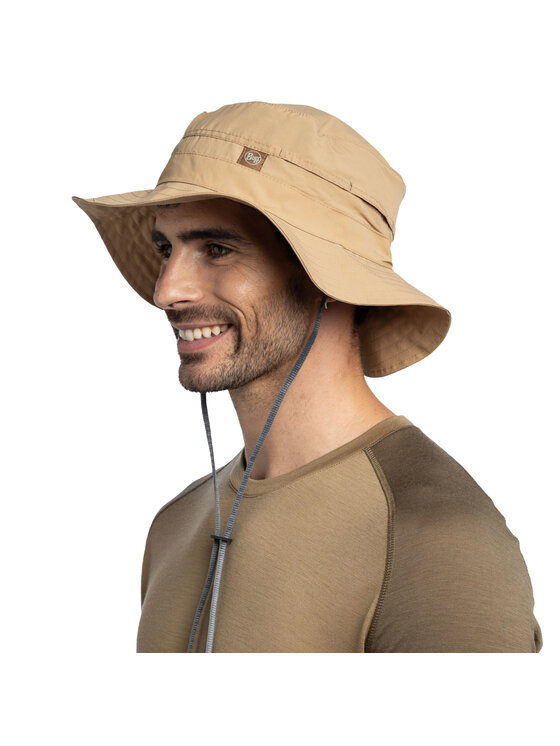 Buff Buff Cappello Explore Booney Hat Beige